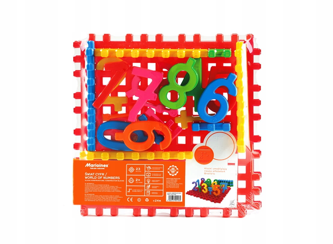 

Marioinex klocki wafle mini świat cyfr