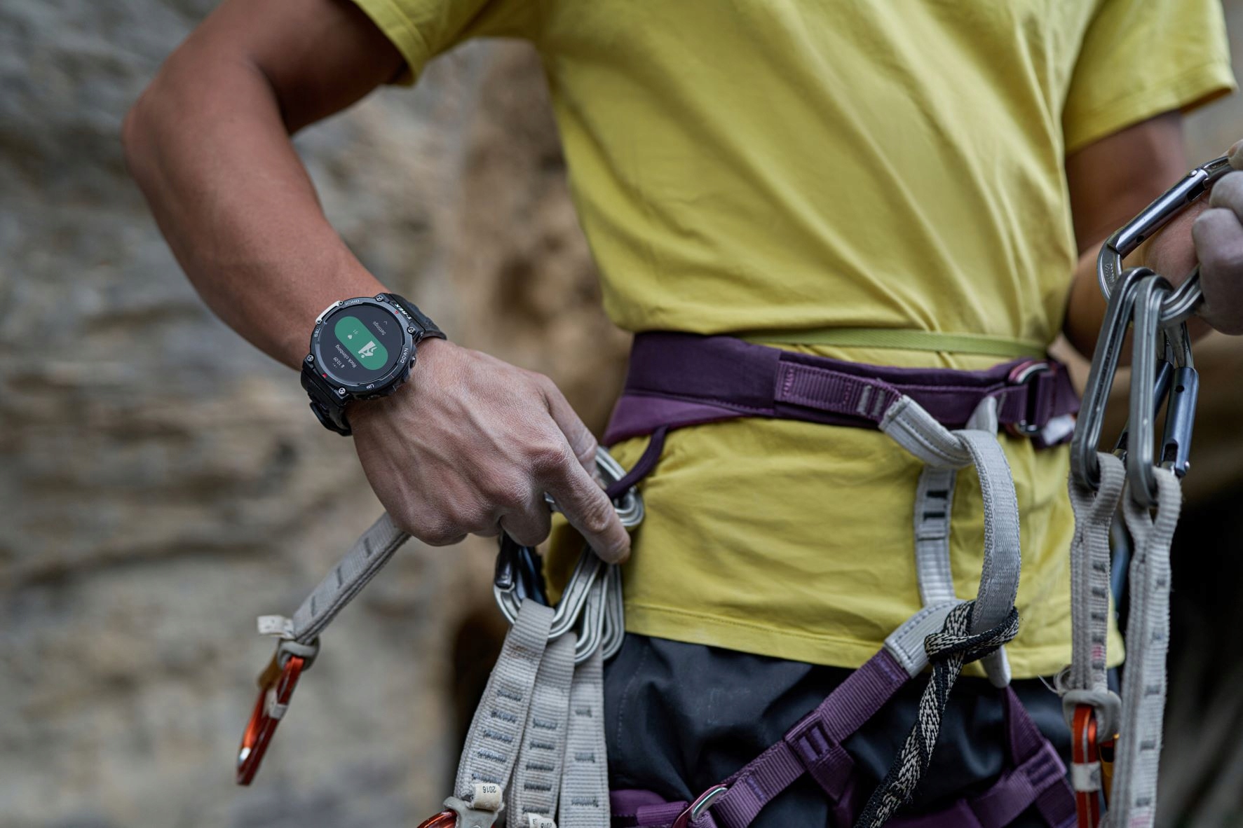 AMAZFIT T-REX 2 'Desert Grey' zegarek smartwatch Materiał koperty inny