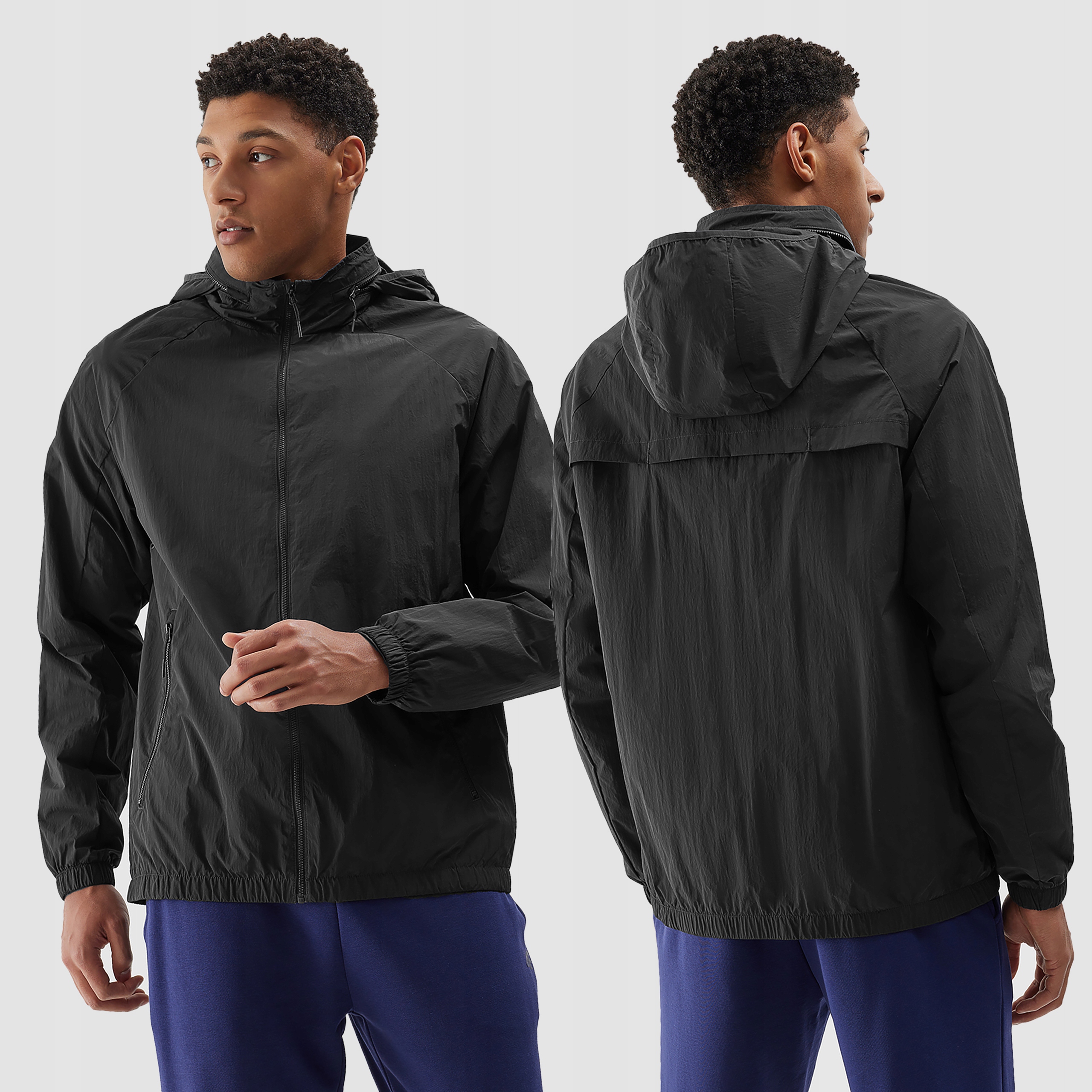 Pánská Bunda 4F Přechodová Vitrovka S Kapucí TJACM146 SS24 XXL