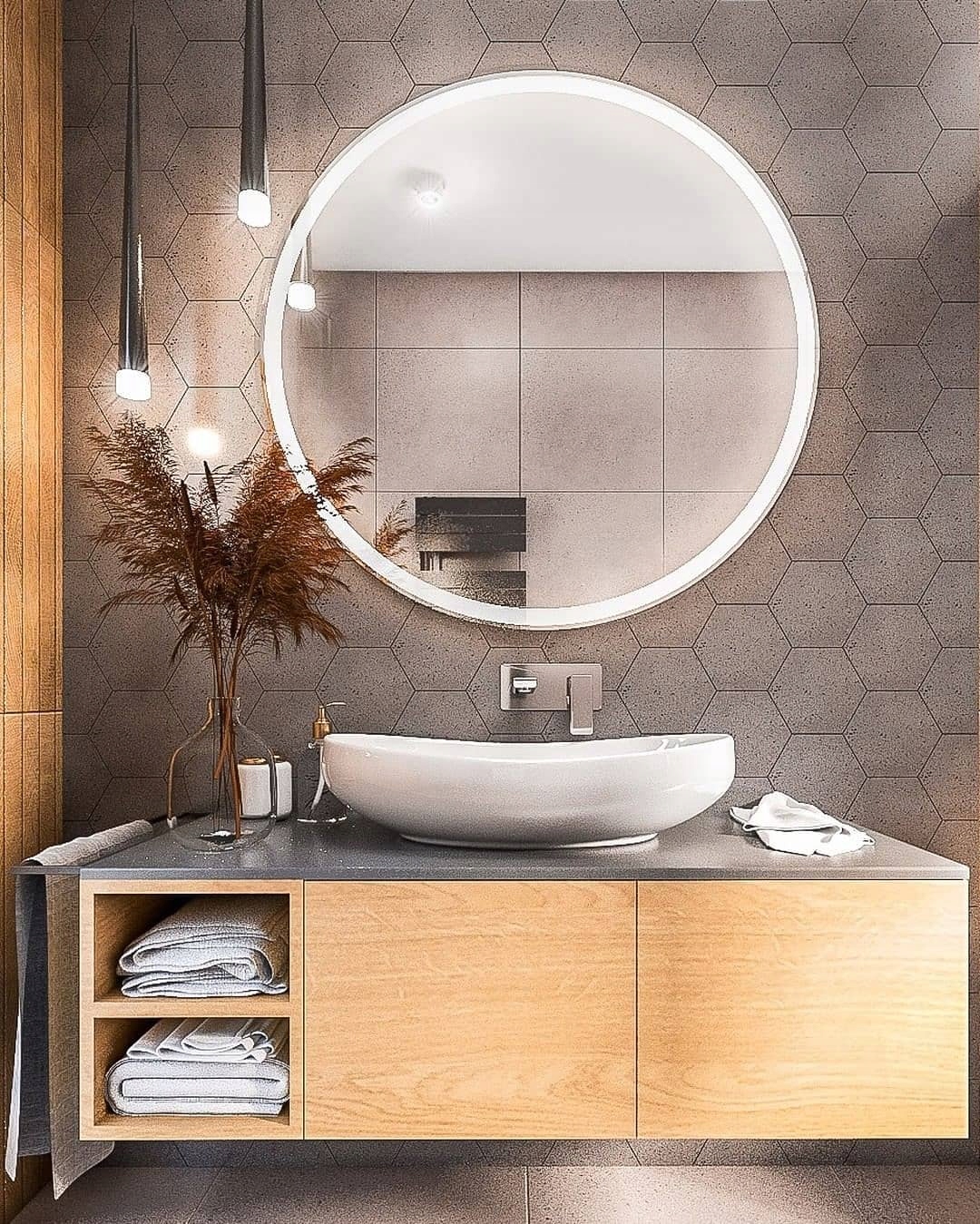 Samostatný industriální závěs do ložnice na obou stranách postele Stylo sklo