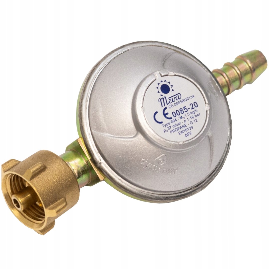 Reduktor regulator ciśnienia gazu do butli Lpg Typ 694 EN16129 G12 37mbar M