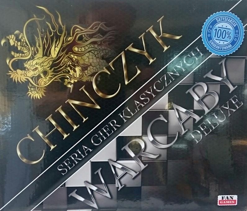 DELUXE chińczyk/ warcaby FAN