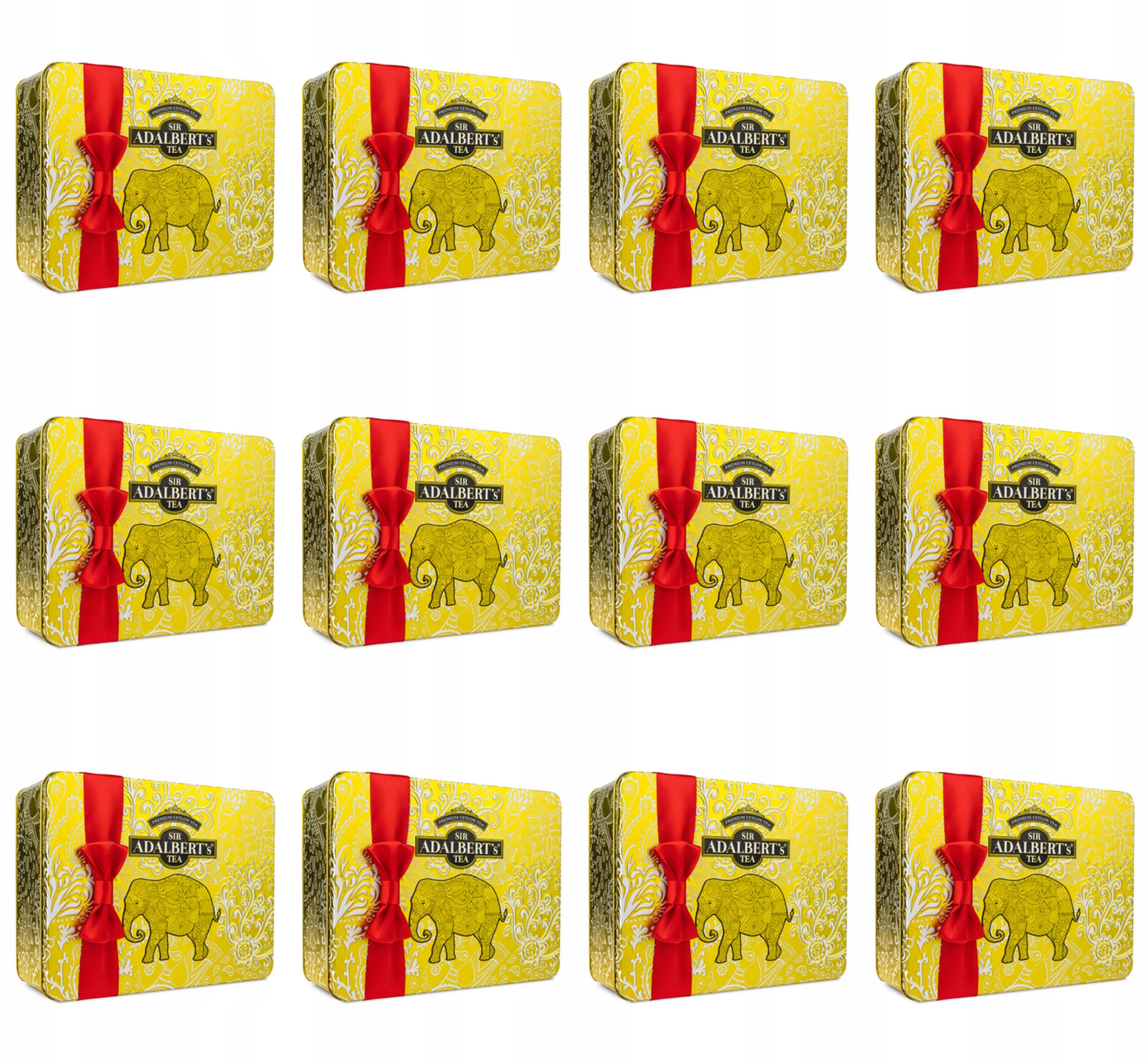 Adalbert's Čaj černý Golden Earl Grey 90 x 2 g v plechovce X12