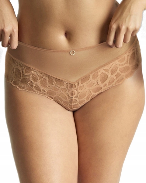 Allure kalhotky s vysokým pasem – medové 36