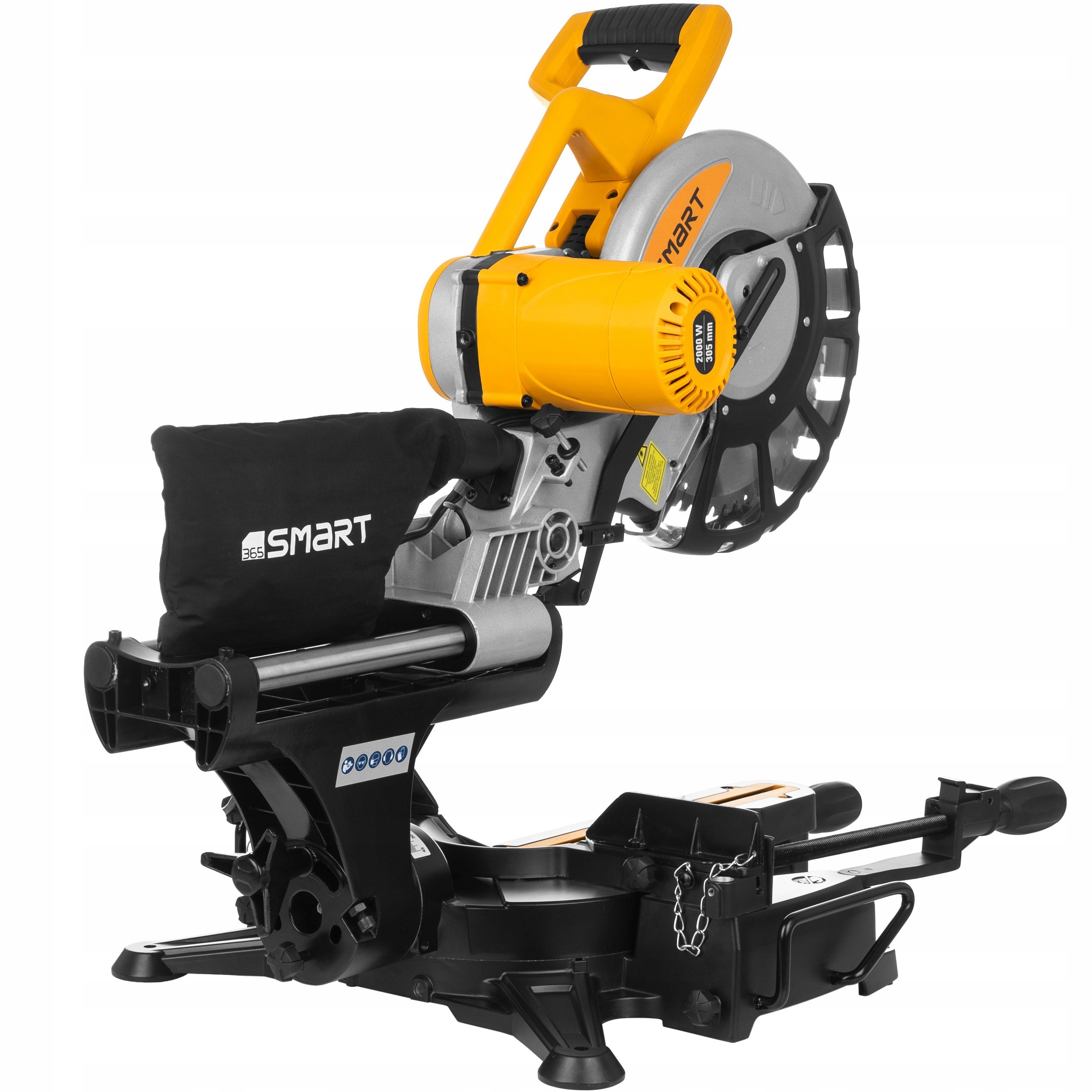 PILARKA PIŁA UKOSOWA UKOŚNICA SMART365 Z POSUWEM I LASEREM 2000W 305 mm Maksymalna moc 2000 W