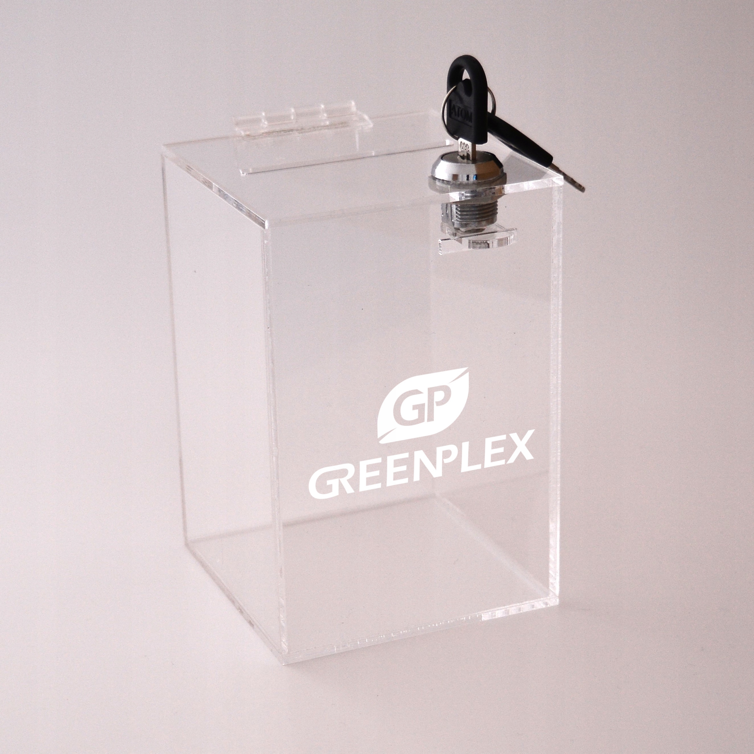 Skarbonka - Urna - z plexi - 10x10x15 cm + grawer Marka inny