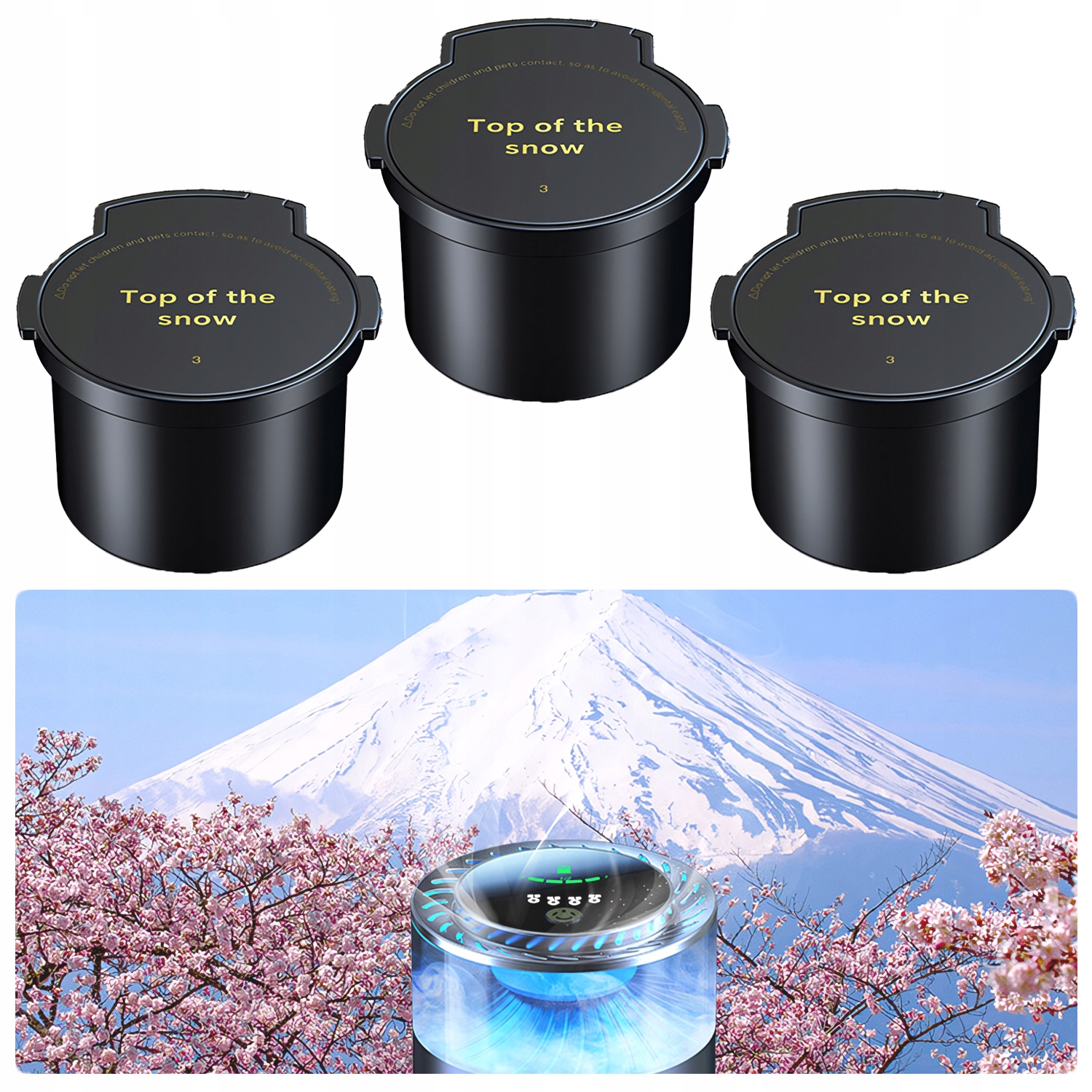 Zestaw Wymiennych Olejków Eterycznych Do Dyfuzora Aromaterapeutycznego 3szt