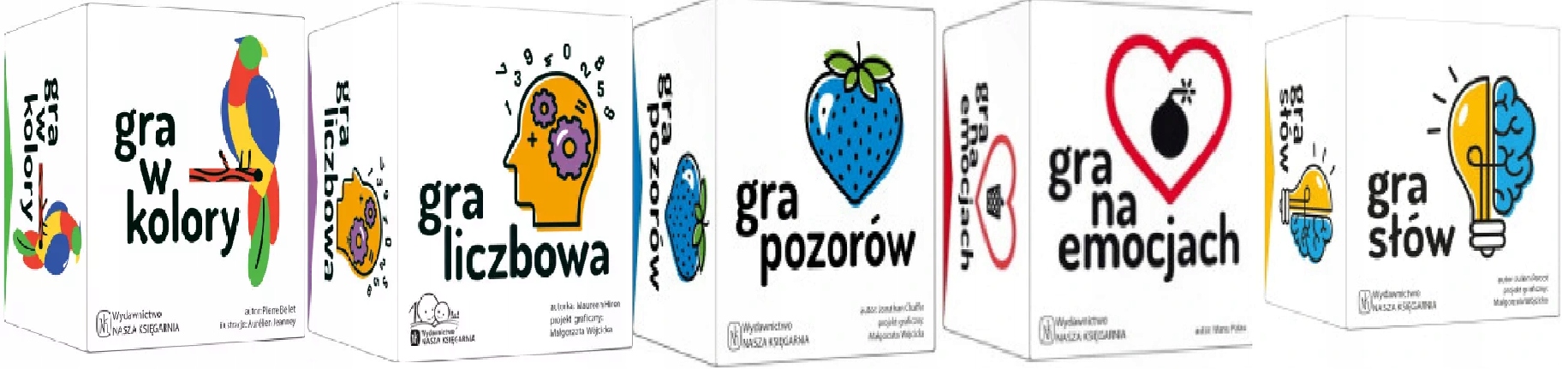 Gra w kolory+ liczbowa+ słów +na emocjach+ pozorów