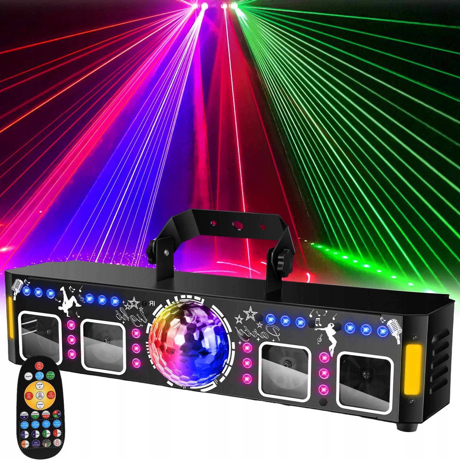 Led Rgb Dj Disko Koule Párty Světla Jevištní Světla