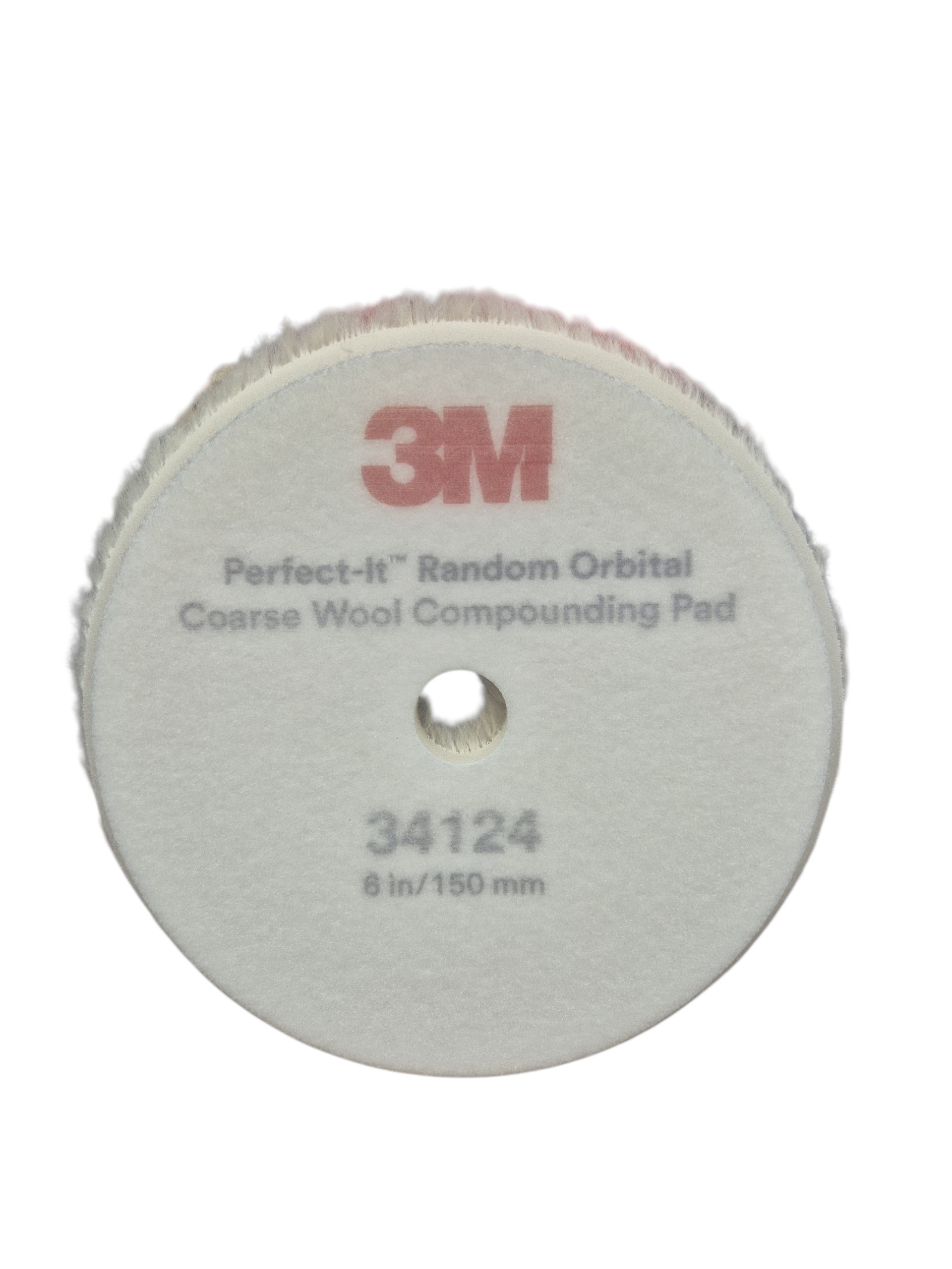 Gąbka polerska Coarse 150 mm do polerki mimośrodowej 3M 34124 biała