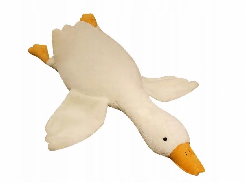

Maskotka Poduszka Pluszak Gęś Kaczka XXL 90 cm (!)
