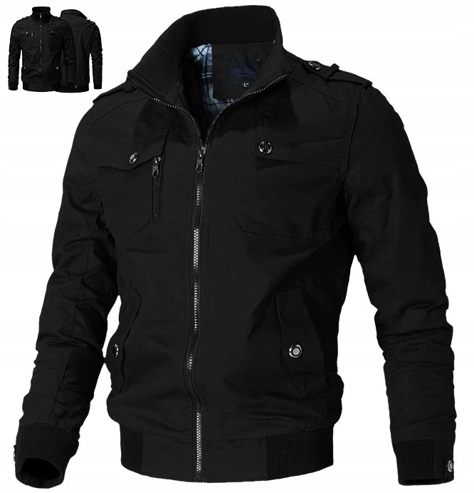 Kurtka Męska Wojskowa Ze Stójką Przejściówka Ciepła R.xl