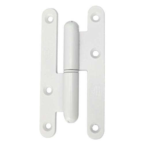 

Zawias drzwiowy Biały Stalowy Prawy 110x54mm