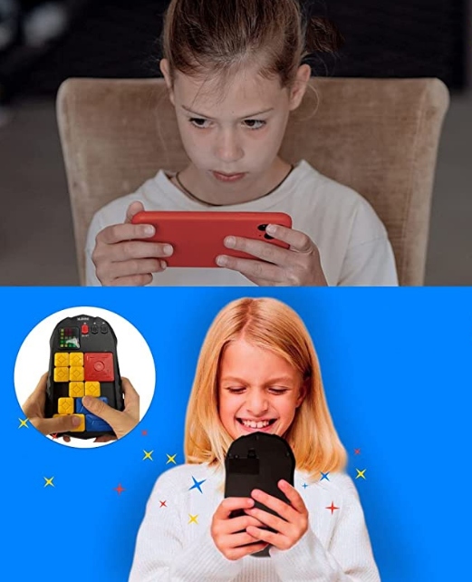 PRZENOŚNA KONSOLA DO GIER PUZZLE GRA PAMIĘCIOWA 500 POZIOMÓW DLA DZIECI I DOROSŁYCH Model Puzzle Memory