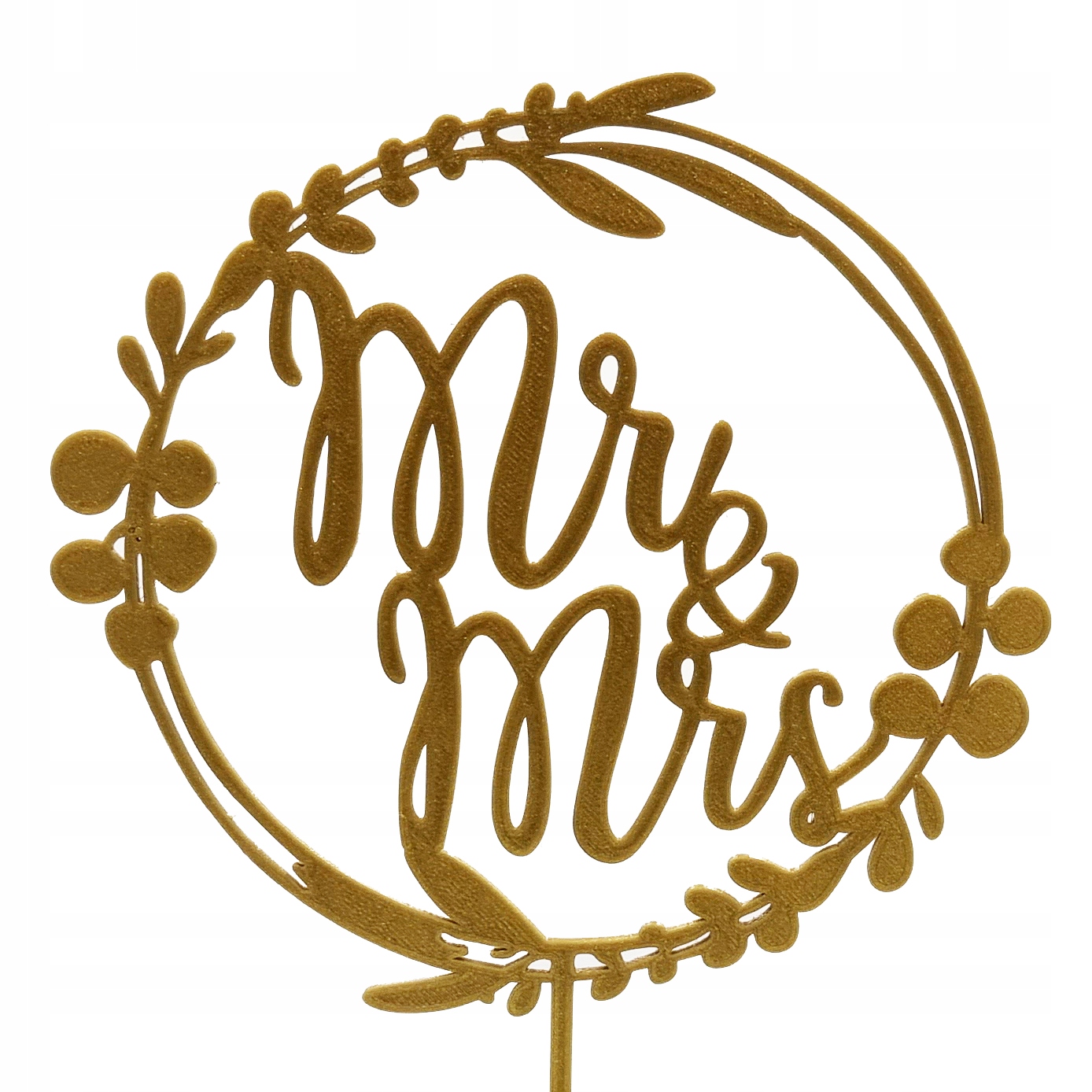 

Topper ślub wesele Mrs&Mr toper M