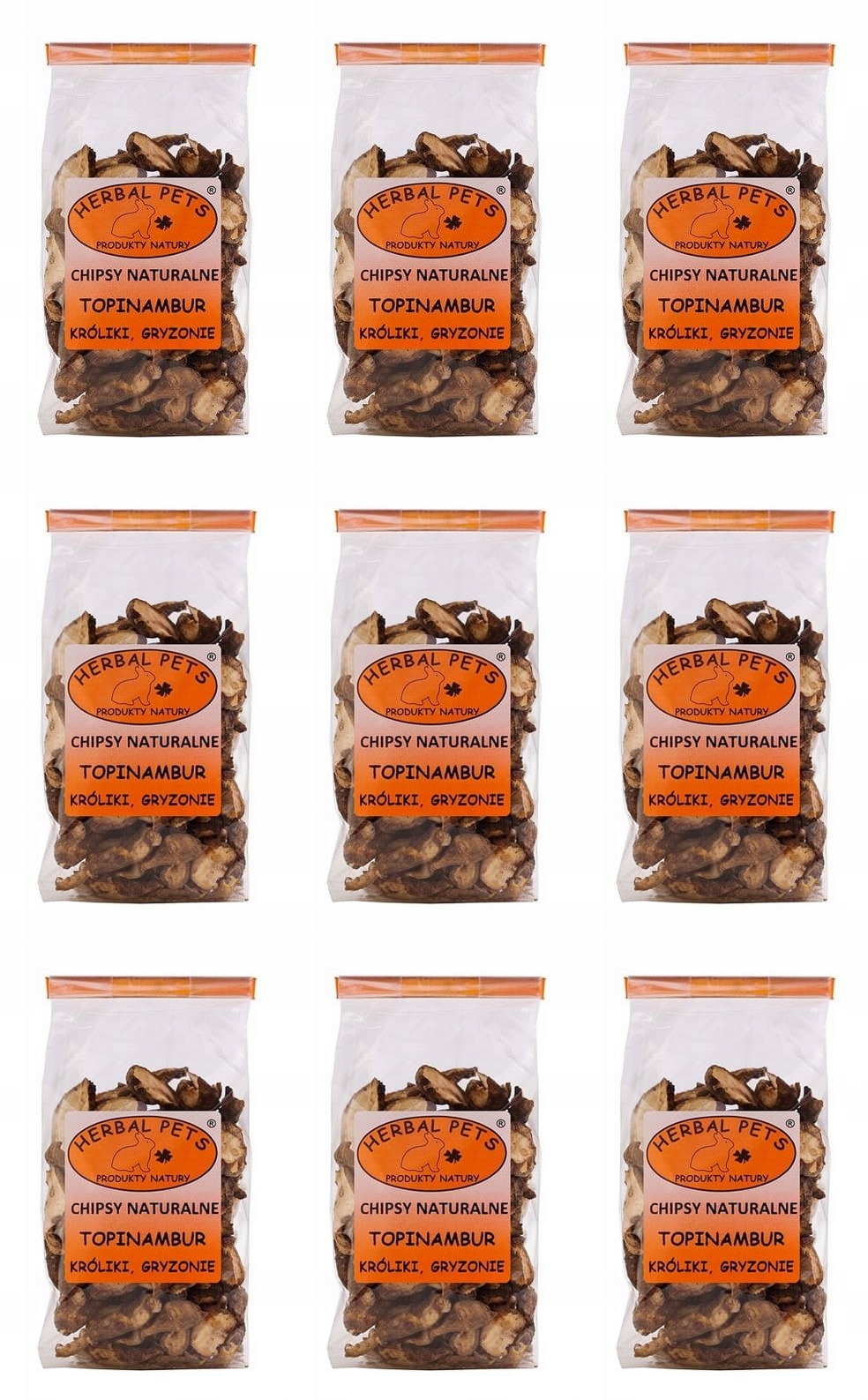 Přírodní Chipsy z topinamburu Herbal Pets 9x75 g