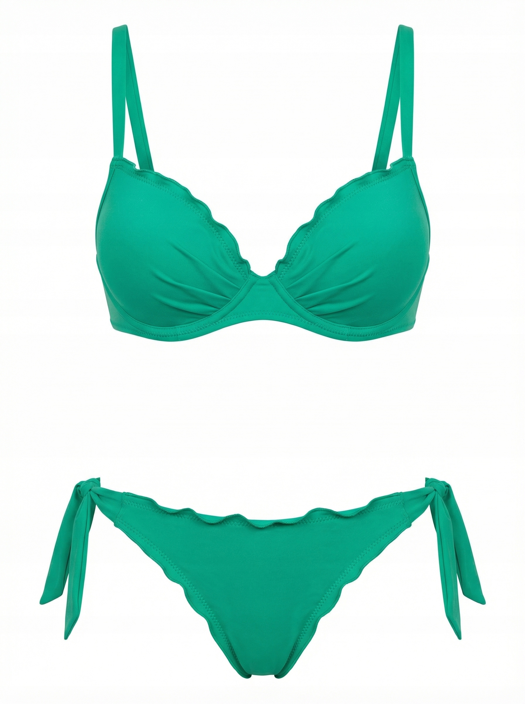 Etna Plavky bikini K-80 013 Zelená, 85B/42