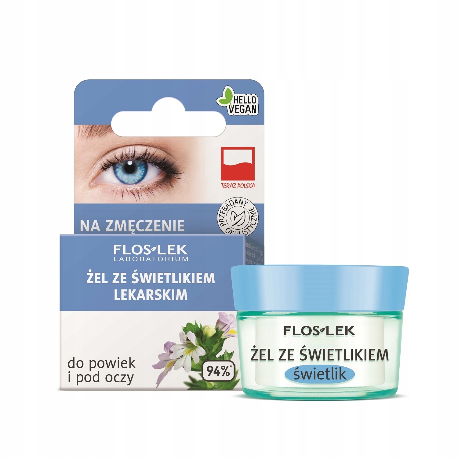 

Żel ze świetlikiem lekarskim do powiek i pod oczy