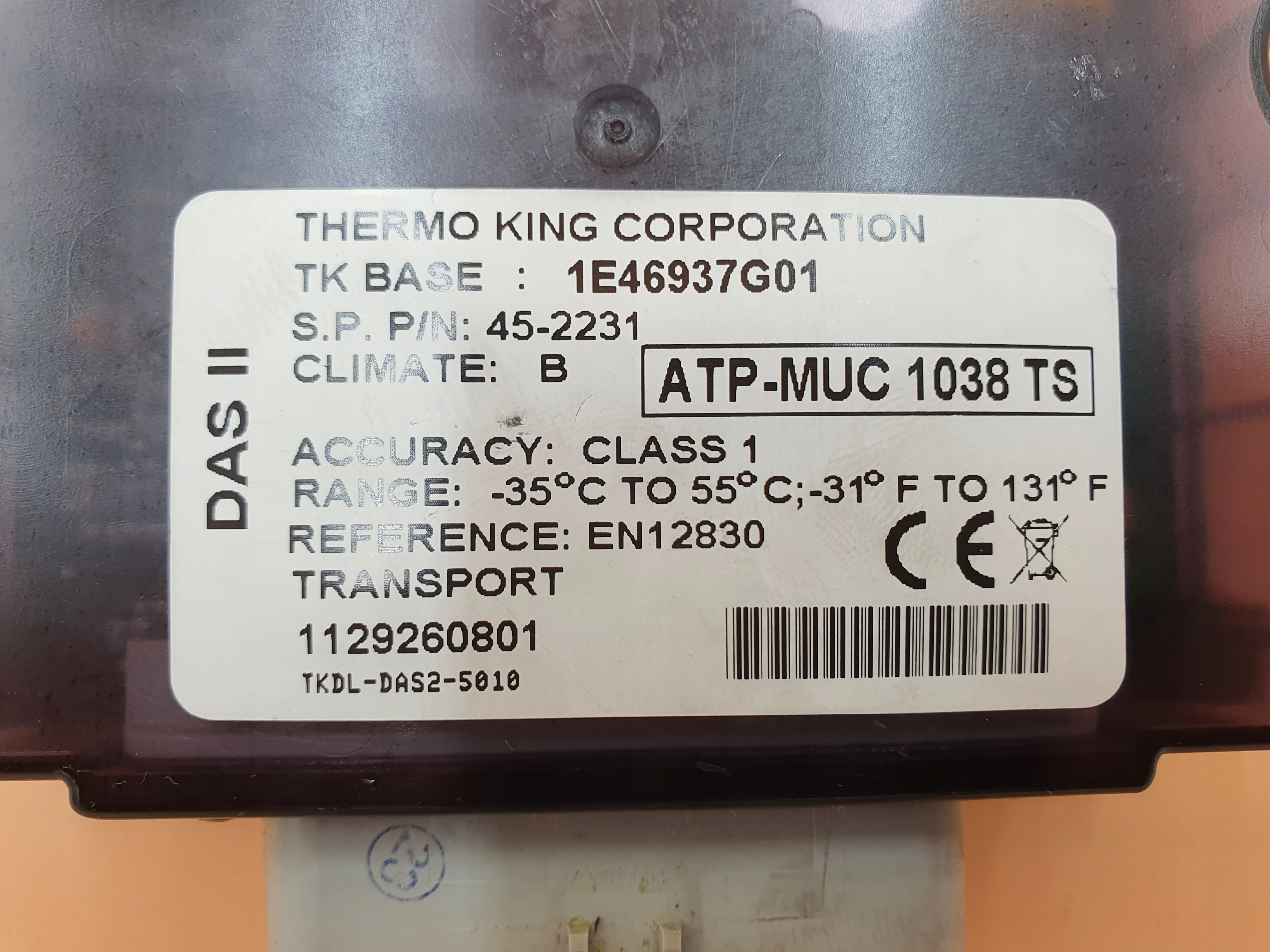 1038 - THERMO KING DAS II МОДУЛЬ РЕГИСТРАТОРА ТЕМПЕРАТУРЫ