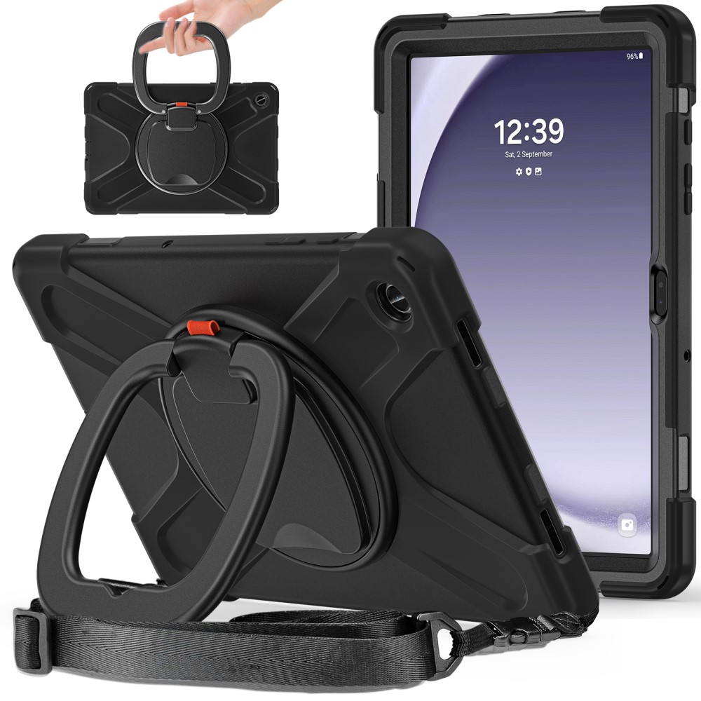 Pouzdro Pancéřové Silné Pro Samsung Galaxy Tab A9+ Plus Case S Popruhem Kryt