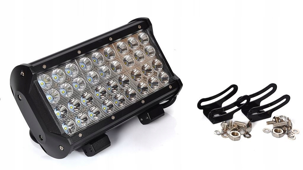 Led panelová pracovní lampa 108W 5032 lumenů 12/24V, pracovní světlo kombo
