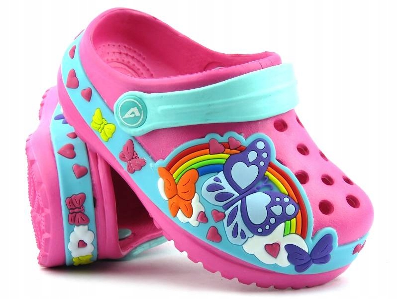 

Klapki Dziecięce American Club NH09 Ala Crocs Róż