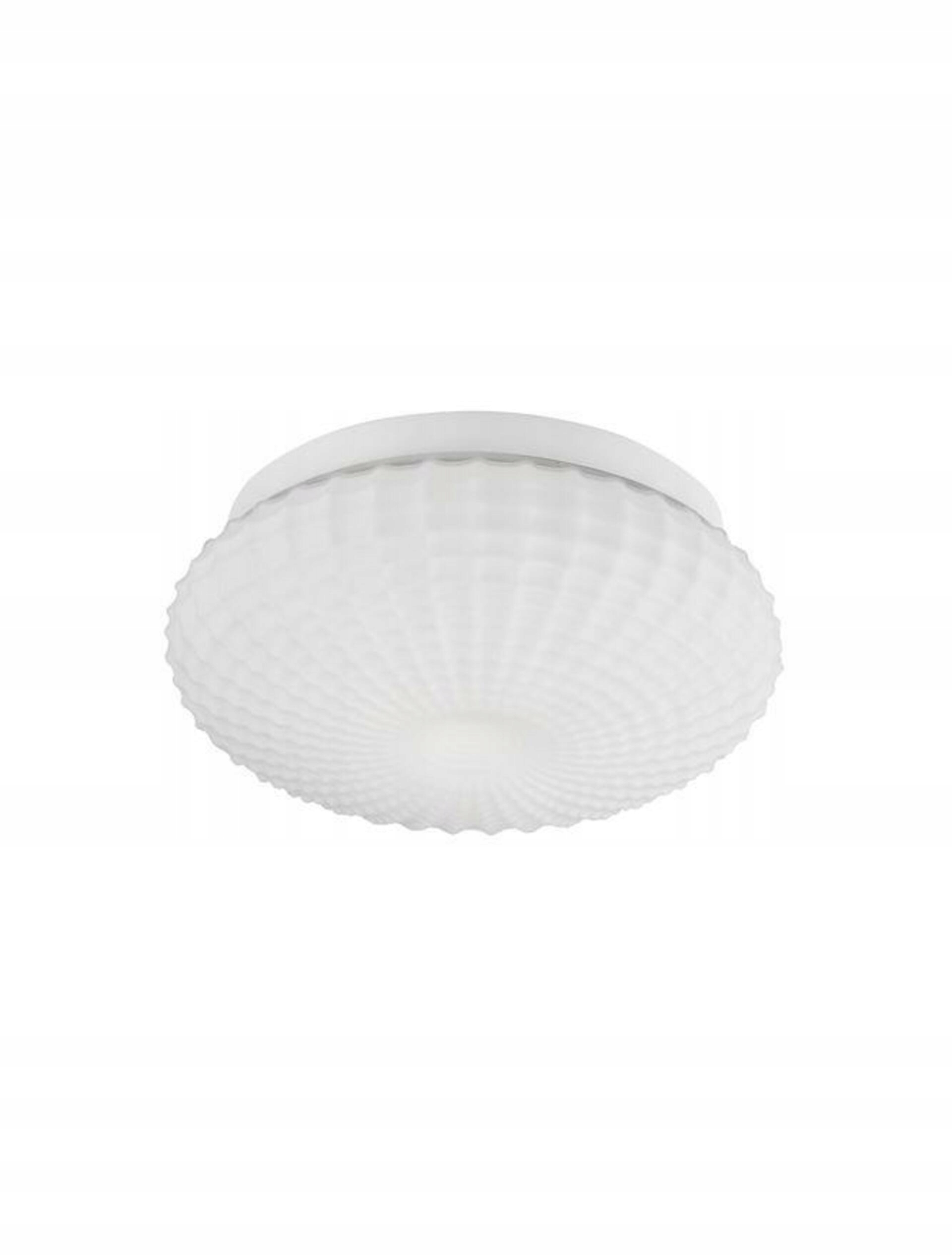 Nova Luce stropné svietidlo Clam biele sklo biely kov E27 2x12W 230V IP44 bez