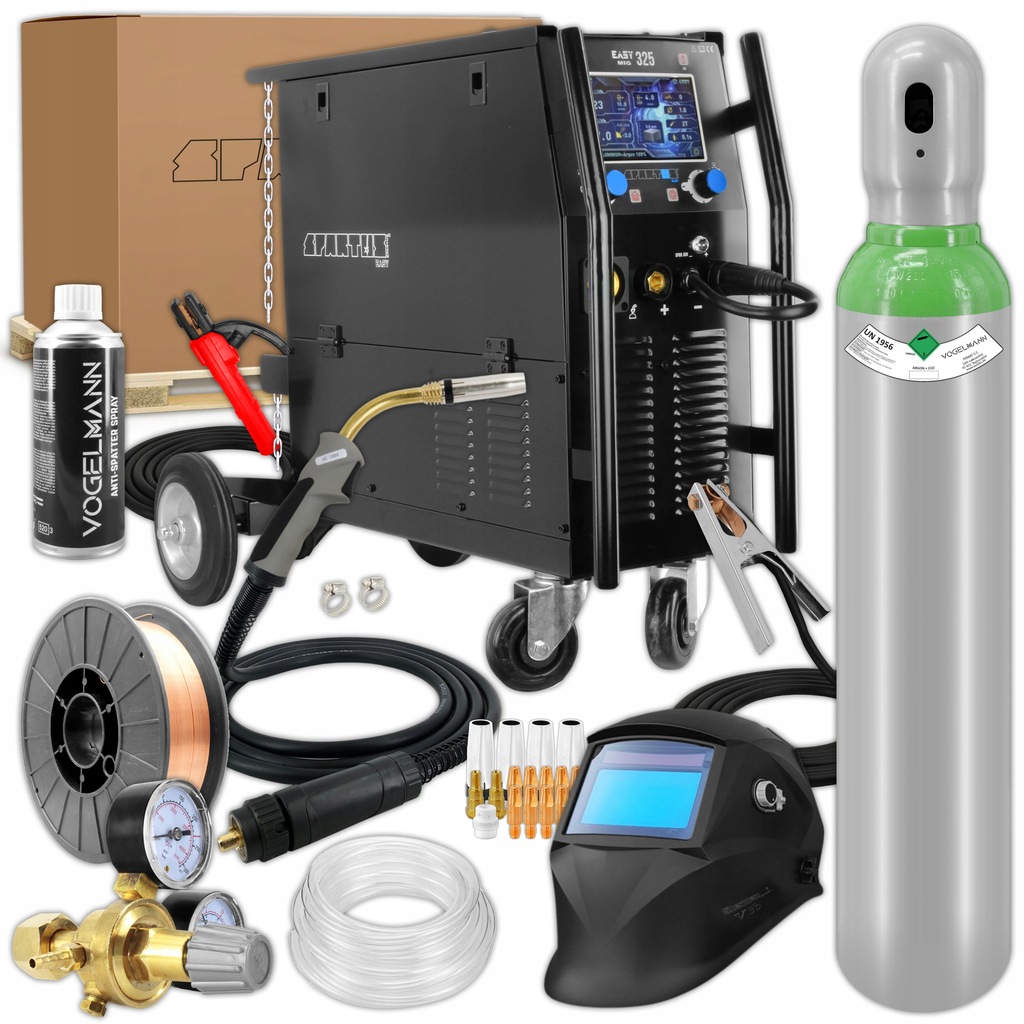 Set Svařovací stroj Migomat Tig Mma Spartus EasyMIG 325