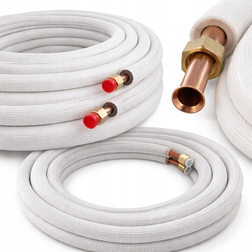 Trubka Měděná Roztažená Izolovaná Premium Pro Klimatizaci 3/8 a 5/8 5 m