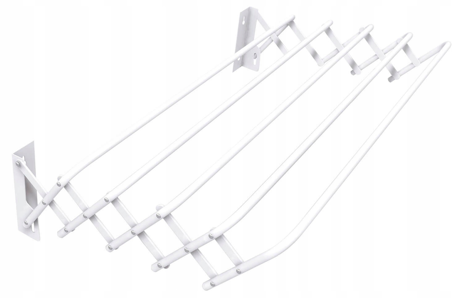 Levně Sušák Harmoniková Brio Sušení Prádla Rozkládací 80 CM Koupelna