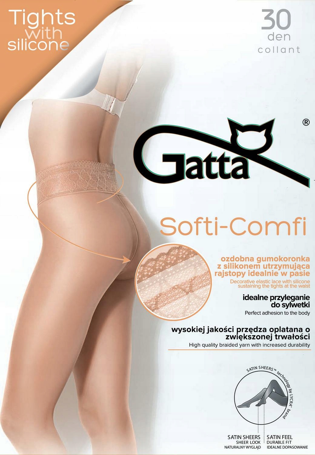 

Gatta Softi Comfi Raj. dam. 30 Den 3D 3-M / Londra