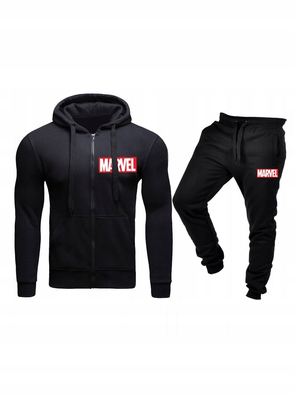 

Komplet Dresowy Marvel Dres Męski Czarny L