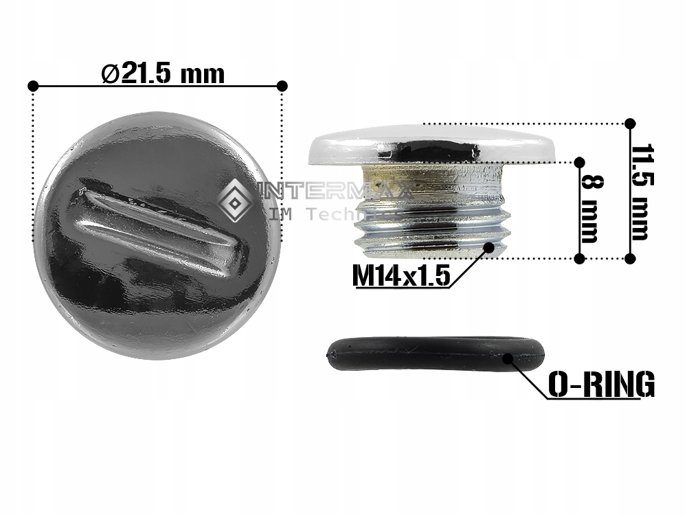 KOREK MAŁY ŚRUBA POKRYWY SILNIKA STATORA MAGNETA LEWY GÓRNY M14 ATV CROSS Numer katalogowy części WKC0057