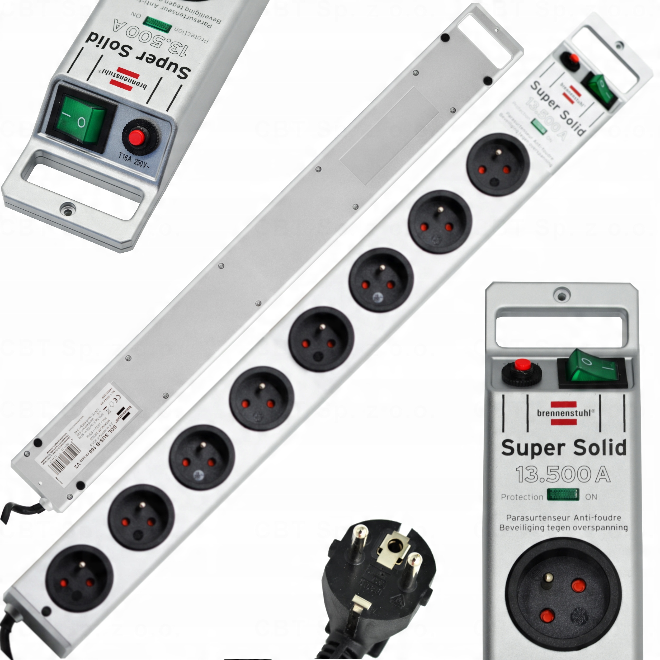 

Listwa Zasilająca Ochronna Do Komputera 8G 13.5A