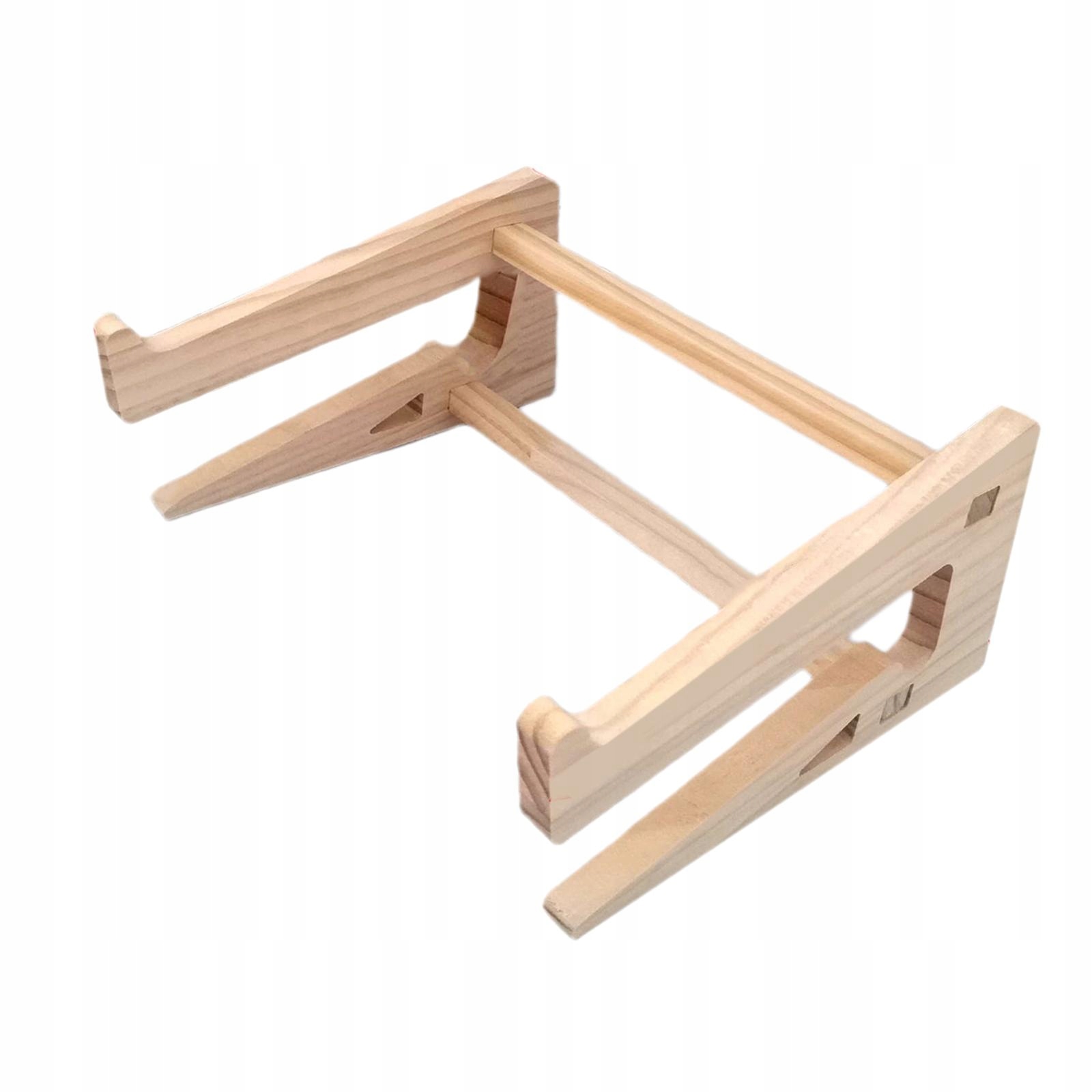 Drewniany stojak na laptopa