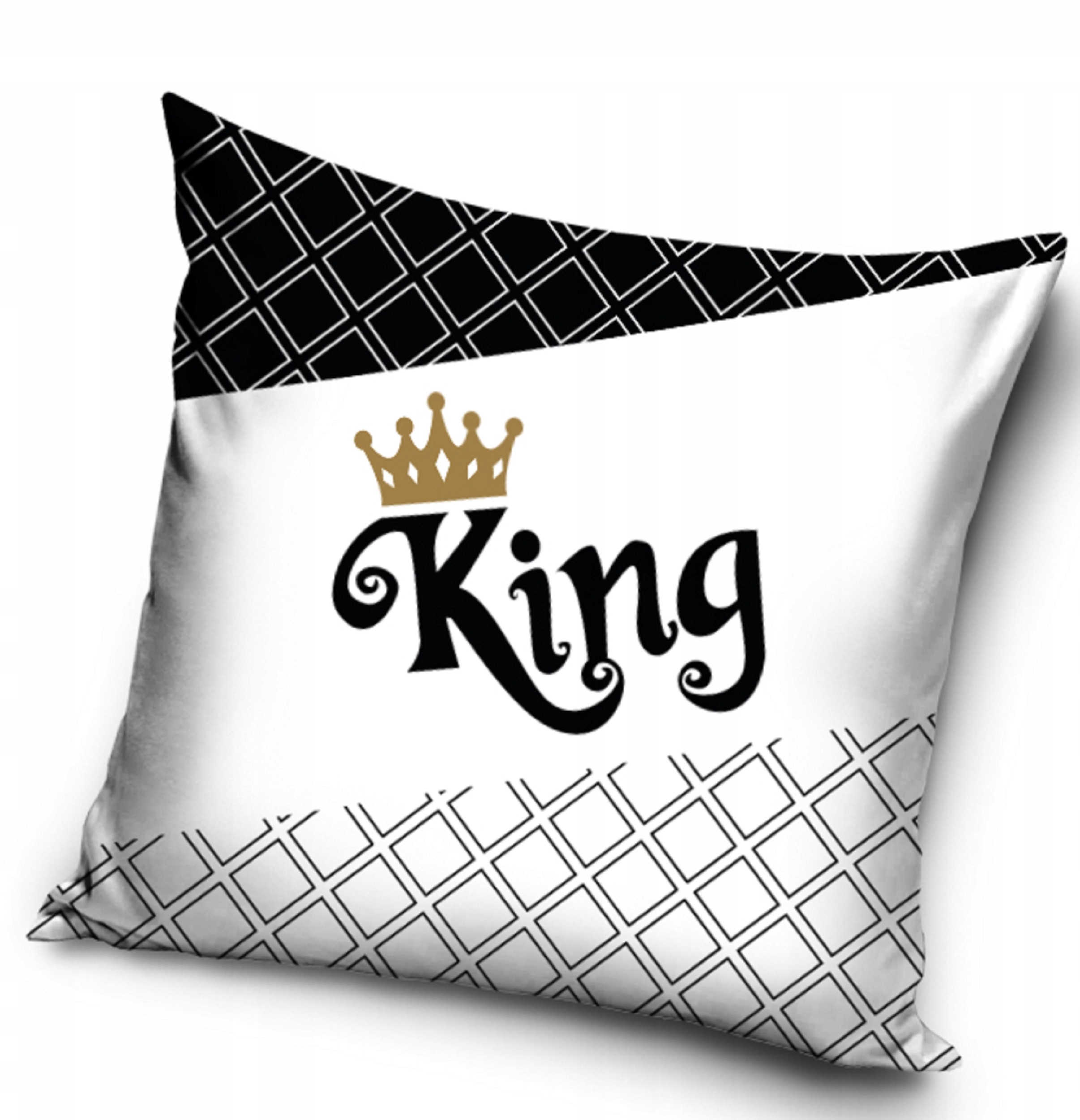 

poszewka na jasiek 40x40 ozdobna King Król