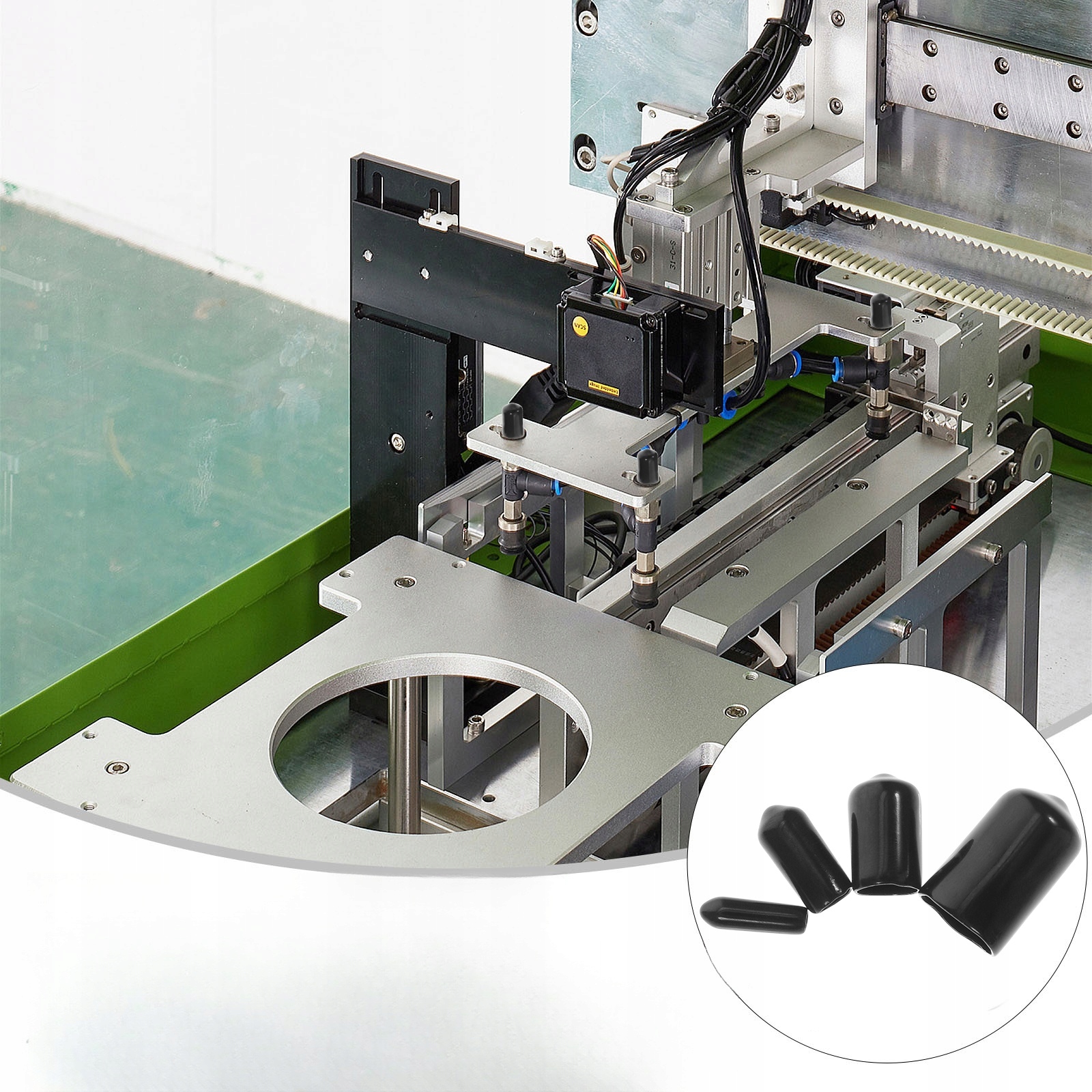 ZAŚLEPKI KOŃCOWE ZABEZPIECZENIA ŚRUB GUMOWA OSŁONA Liczba elementów w zestawie 0 szt.