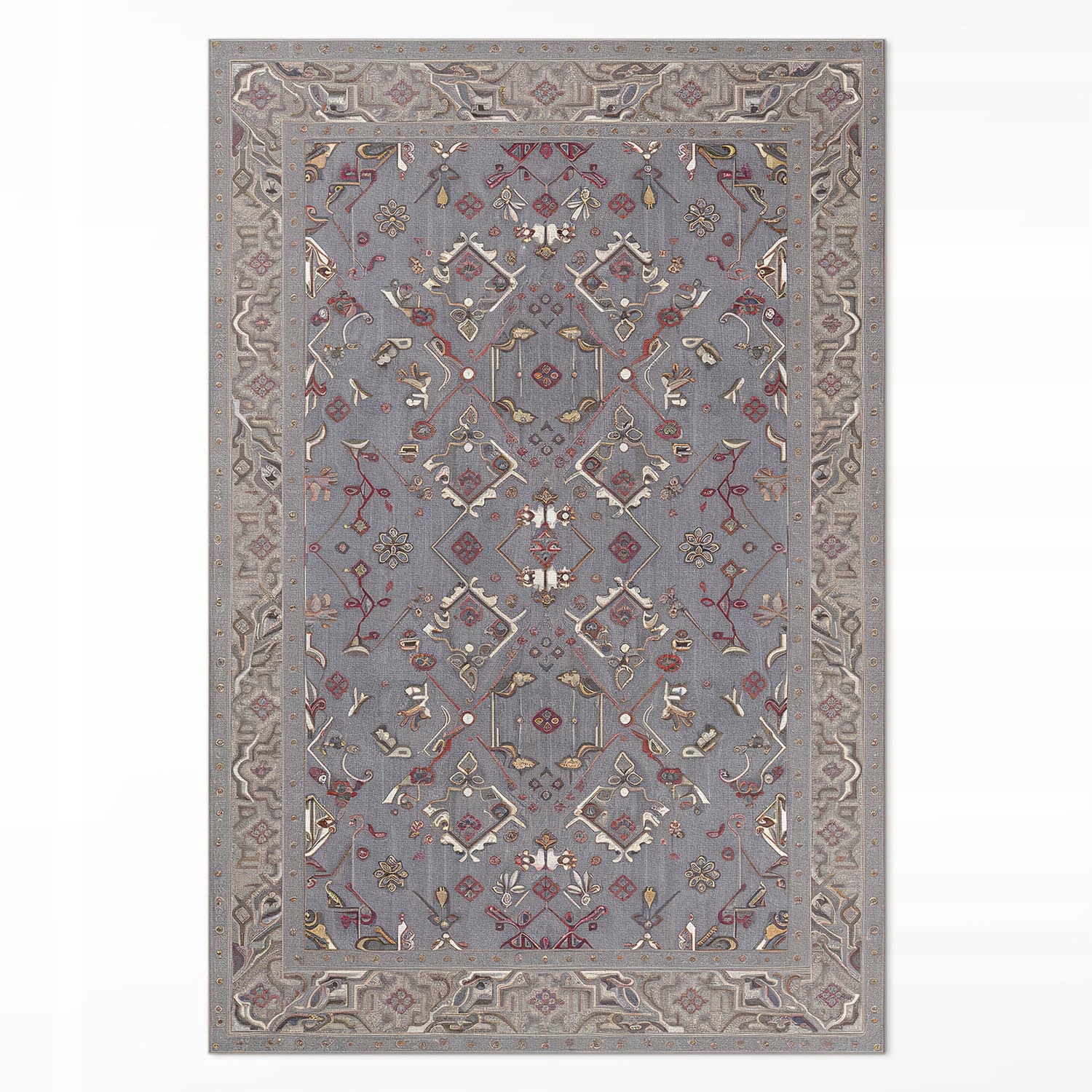 Vinylový koberec Salon Vintage vzor v starom perzskom štýle Veľký 140 x 210 cm