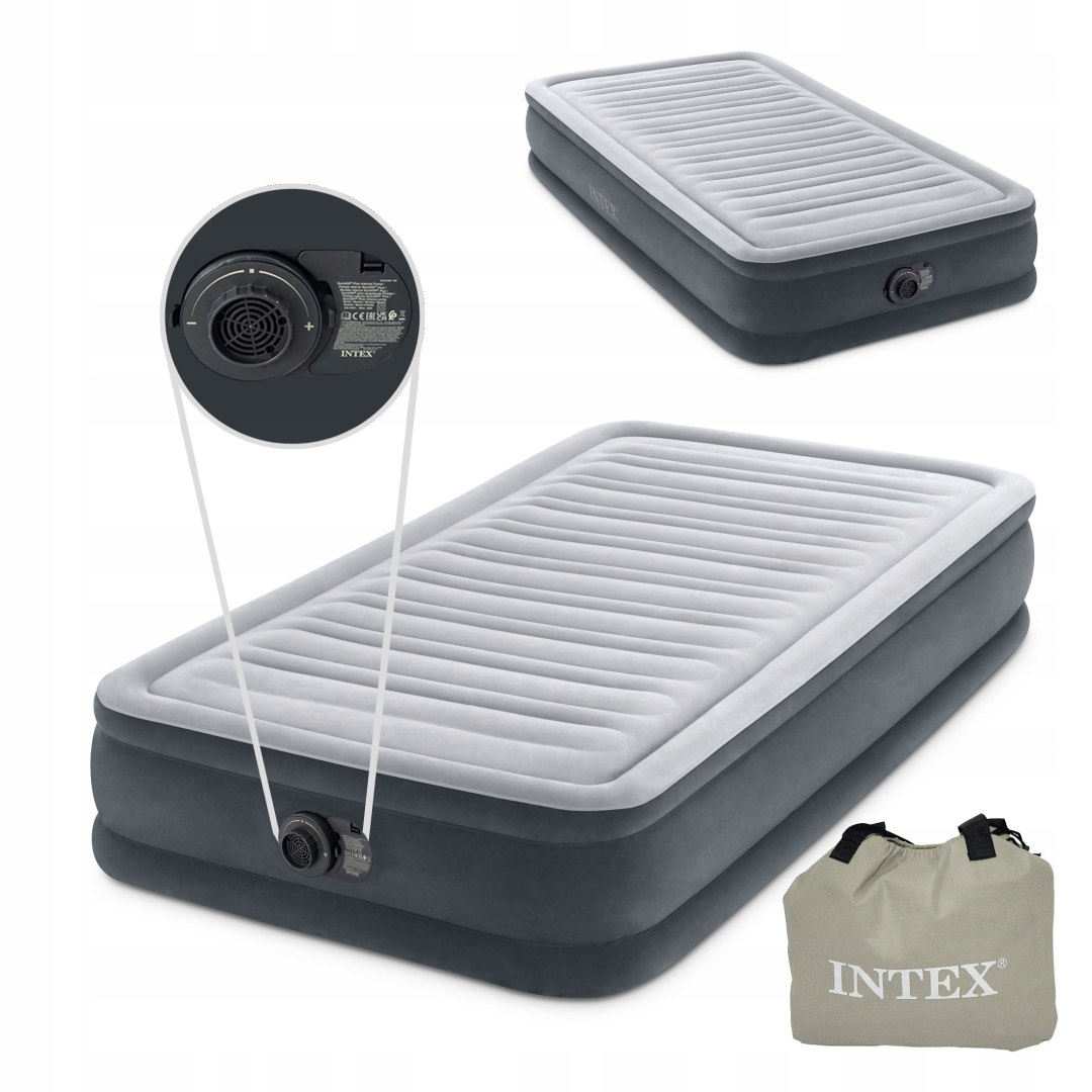 Matrace postel 191x99 cm s pumpou pro 1 osobu Comfort 67766ND Intex