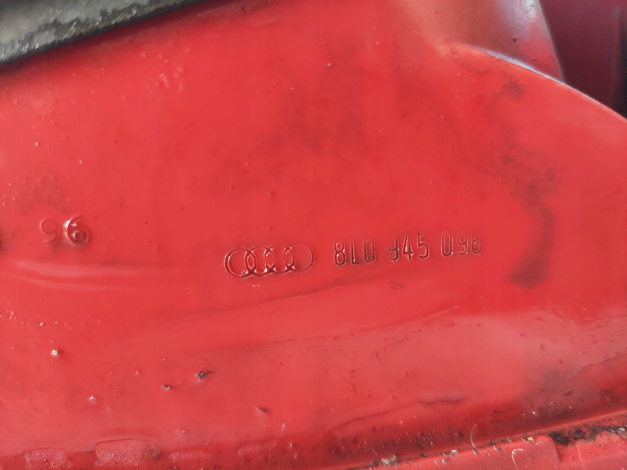 light AUDI A3 8L 3D 8L0 right rear part