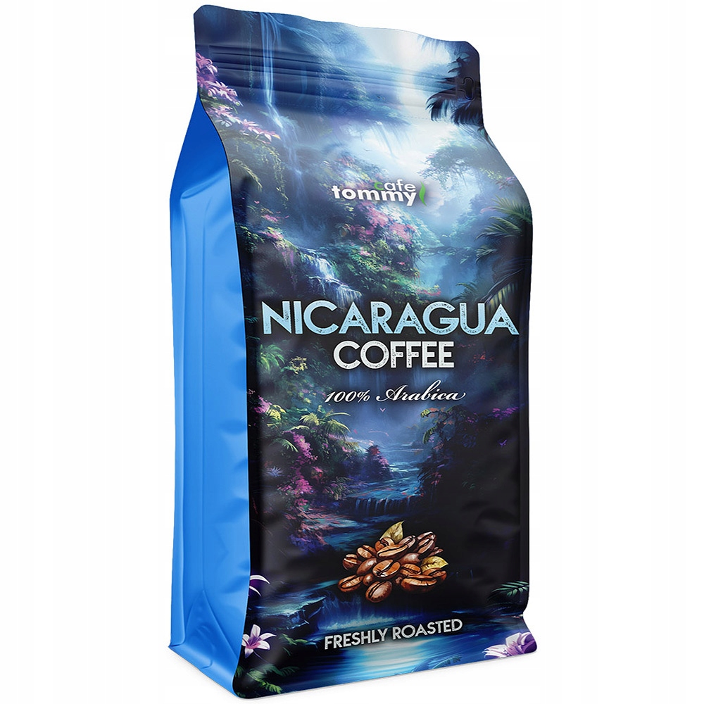 Levně Káva zrnková 1 kg Nikaragua 100% Arabica Čerstvě pražená Tommy Cafe