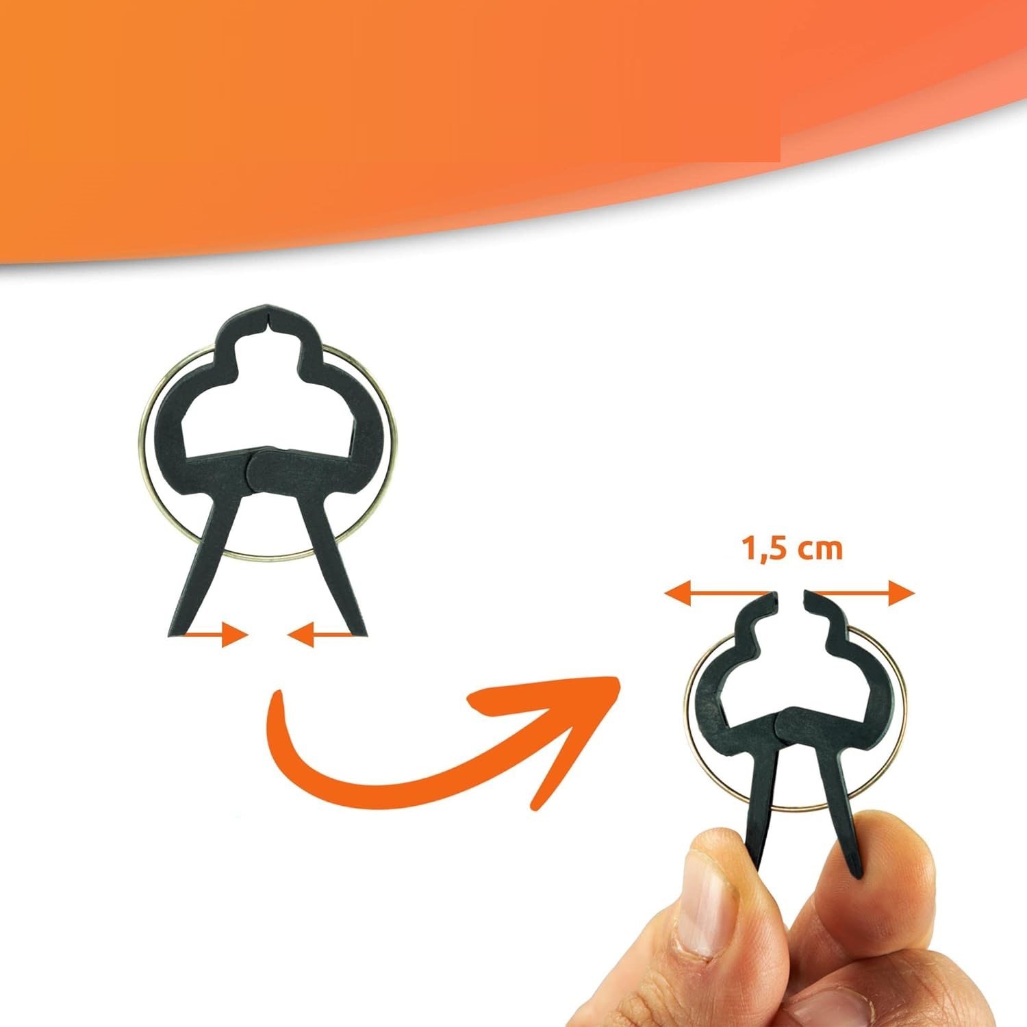 60X KLAMRY KLIPSY UCHWYT DO TRZYMANIA ROŚLIN PNĄCYCH POMIDORÓW DO OGRODU Marka inna