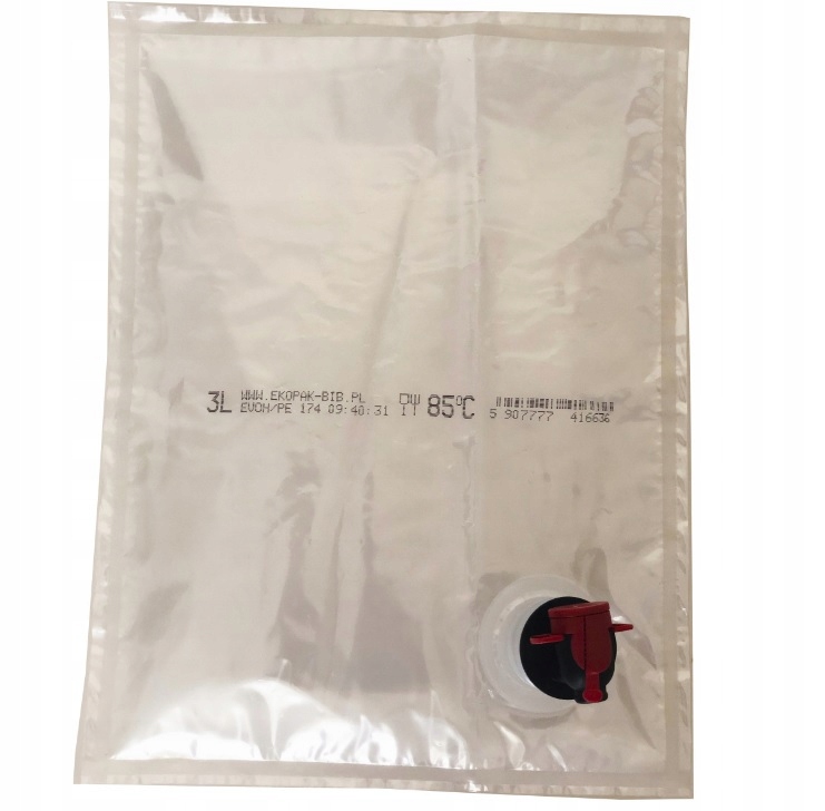

Worek 3L Bag In Box Z Kranikiem Na Sok Wino Syrop