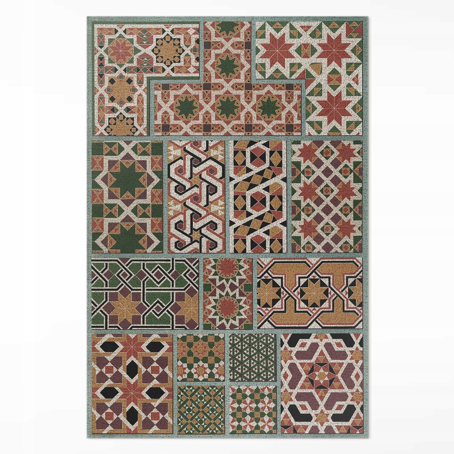 Vinylový koberec s grafikou Stredoveký štýl Albert Racinet Veľký 140 x 210 cm