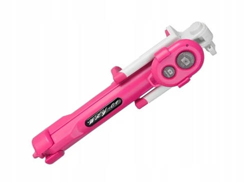KIJEK SELFIE STICK TRIPOD STATYW PILOT BLUETOOTH INSTAGRAM- KOLOR RÓŻOWY Model SELFIE-TRIPOD