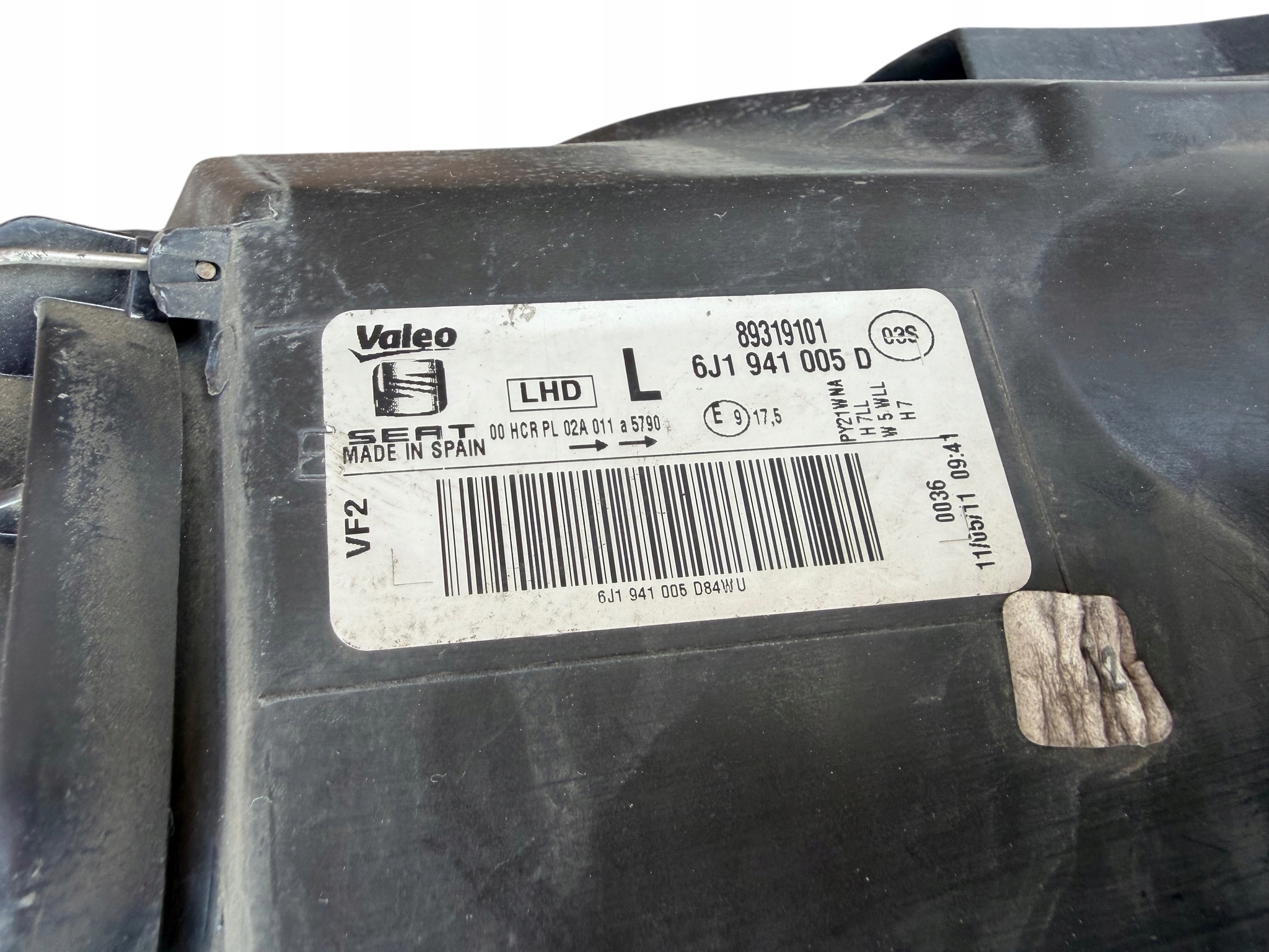 light left front SEAT IBIZA IV EUROPA 6j1941005D