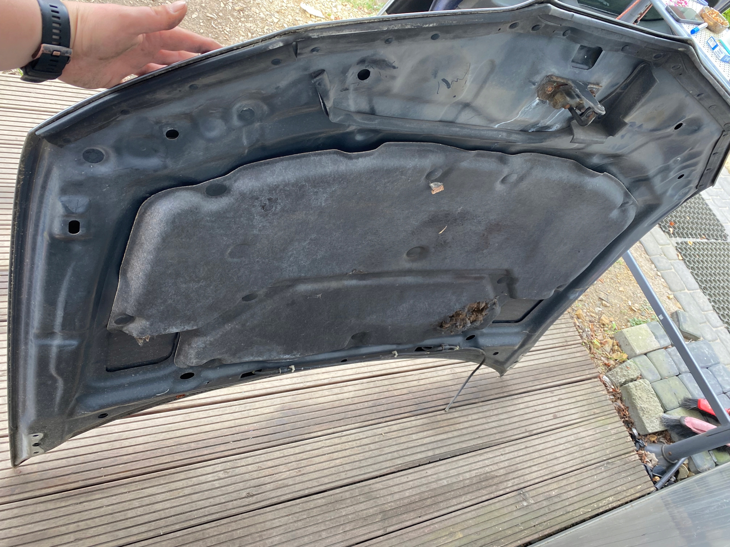 SUBARU IMPREZA II GD KOMBI complete bonnet cover front