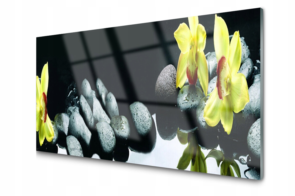 

Panel szklany dekor Kwiat Storczyk 120x60 + Klej
