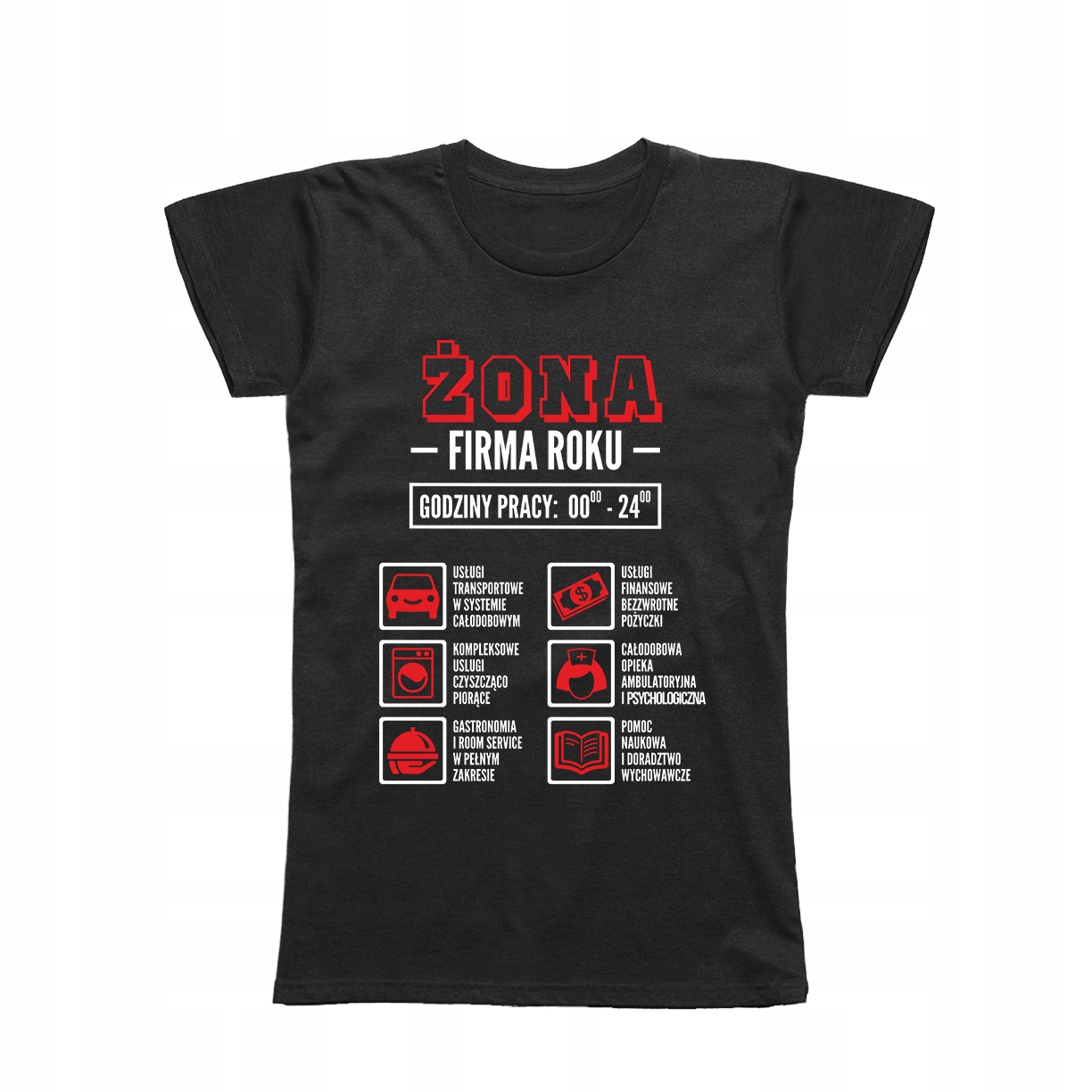 

S - Koszulka T-shirt Żona Firma Dla Żony Prezent