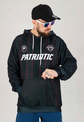 Mikina Patriotic S Kapucí La Football černo šedá